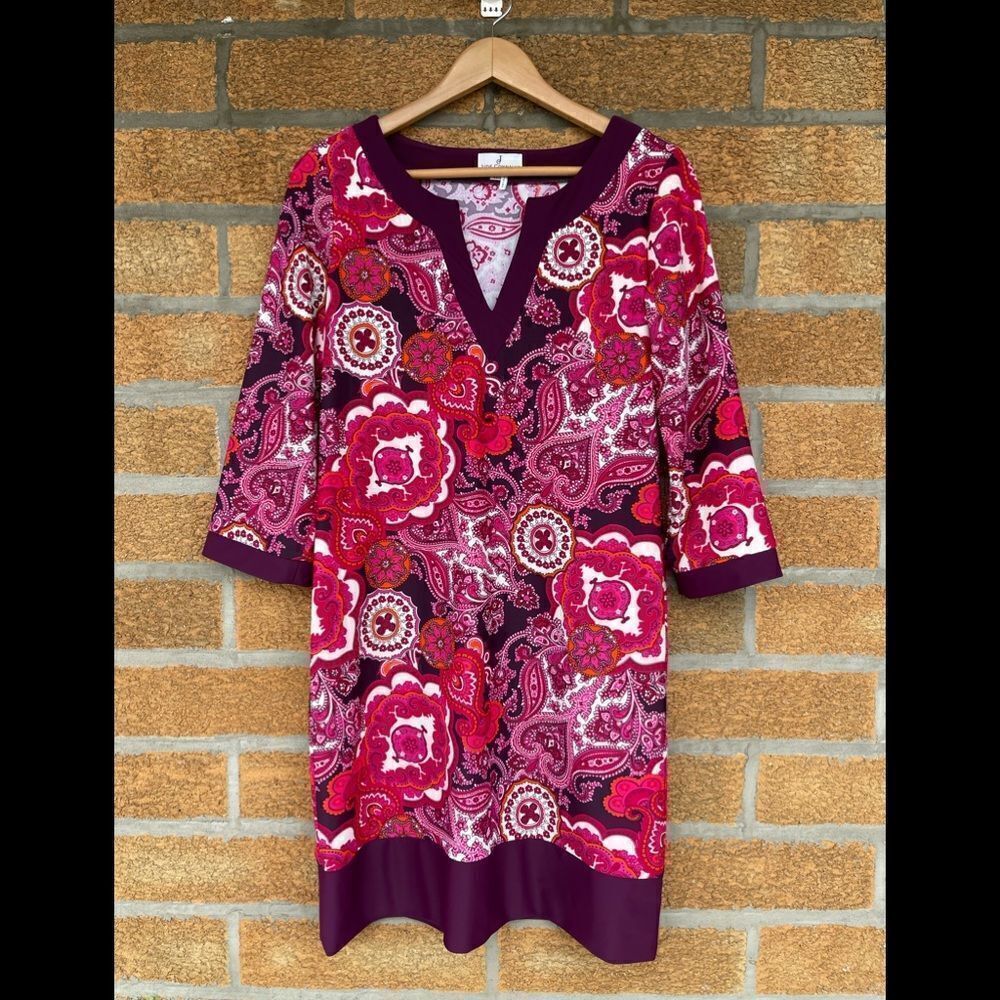 Jude Connally Megan Tunic Dress Paisley Print large